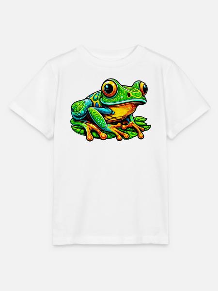 Frosch - Stanley/Stella Kinder T-Shirt MINI CREATOR  - Weiß