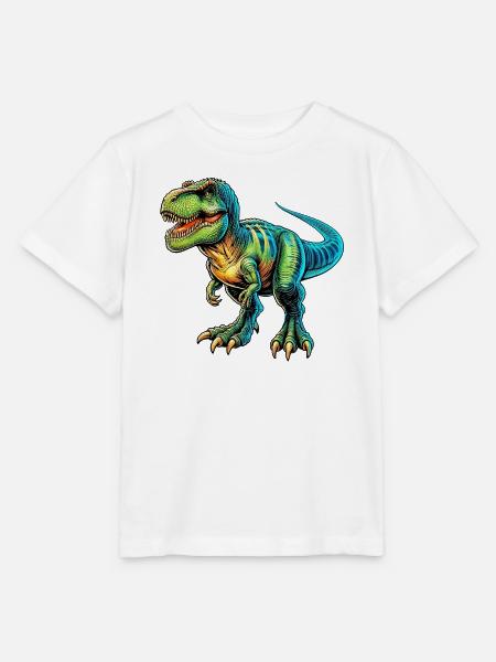 Dinosaurier - Stanley/Stella Kinder T-Shirt MINI CREATOR  - Weiß