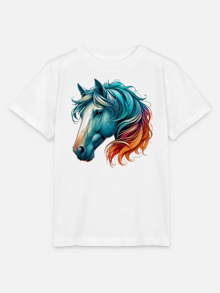 Pferd - Stanley/Stella Kinder T-Shirt MINI CREATOR - Weiß