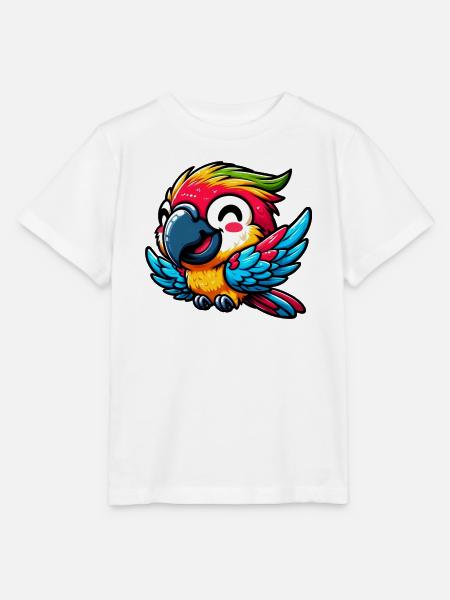 Papagei - Stanley/Stella Kinder T-Shirt MINI CREATOR - Weiß
