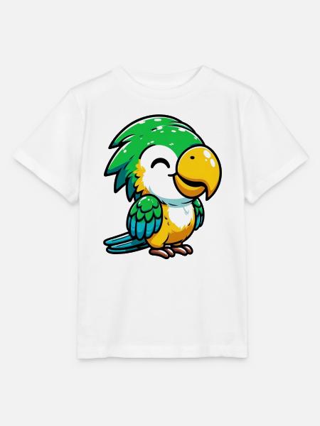 Papagei - Stanley/Stella Kinder T-Shirt MINI CREATOR - Weiß