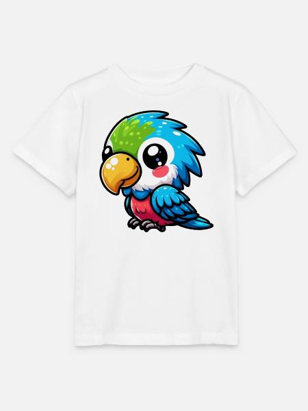 Papagei - Stanley/Stella Kinder T-Shirt MINI CREATOR  - Weiß
