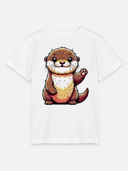 Otter - Stanley/Stella Kinder T-Shirt MINI CREATOR - Weiß