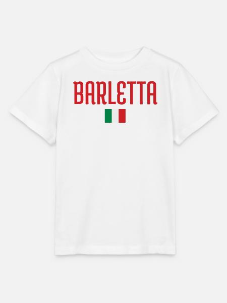 Barletta-Italienisches Flaggendesign - Stanley/Stella Kinder T-Shirt MINI CREATOR - Weiß