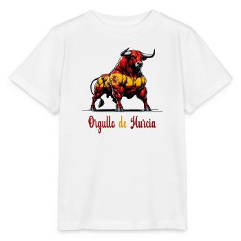 The pride of Murcia flag design - Stanley/Stella MINI CREATOR Kids’ T-Shirt - white - Front - Maike (125cm)