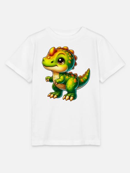 Dinosaurier - Stanley/Stella Kinder T-Shirt MINI CREATOR  - Weiß