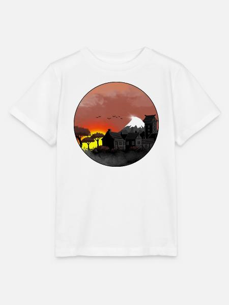 Asiatische Landschaft - Stanley/Stella Kinder T-Shirt MINI CREATOR  - Weiß