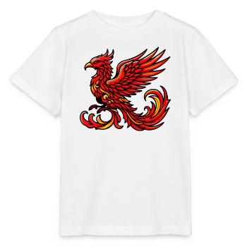 Roter Phönix - Stanley/Stella Kinder T-Shirt MINI CREATOR  - Weiß - Vorne - Maike (125cm)