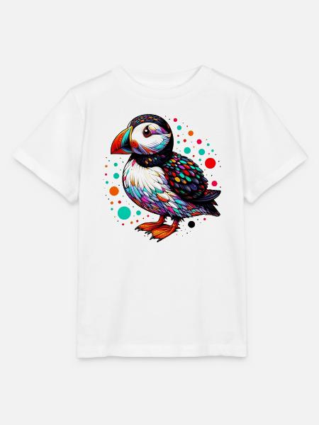 Papageitaucher - Stanley/Stella Kinder T-Shirt MINI CREATOR - Weiß