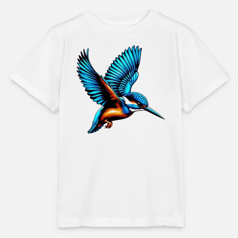 Martin-pêcheur - T-shirt bio MINI CREATOR Stanley/Stella Enfant - blanc
