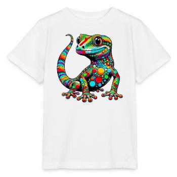 Gecko - Stanley/Stella Kinder T-Shirt MINI CREATOR  - Weiß - Vorne - Maike (125cm)