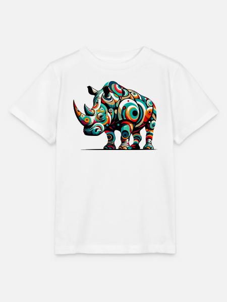 Nashorn - Stanley/Stella Kinder T-Shirt MINI CREATOR - Weiß