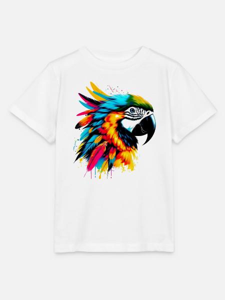Papagei - Stanley/Stella Kinder T-Shirt MINI CREATOR - Weiß