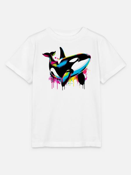 Schwertwal - Stanley/Stella Kinder T-Shirt MINI CREATOR - Weiß