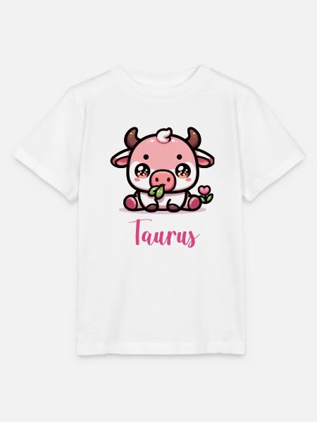 Süße Taurus Sternzeichen Astrologie Geschenk - Stanley/Stella Kinder T-Shirt MINI CREATOR  - Weiß