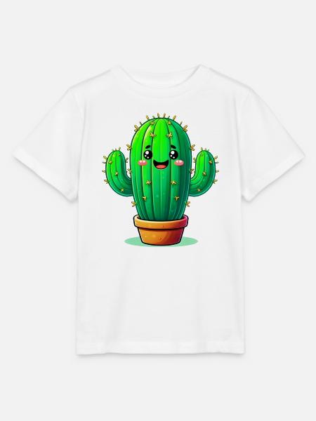 Kaktus - Stanley/Stella Kinder T-Shirt MINI CREATOR - Weiß