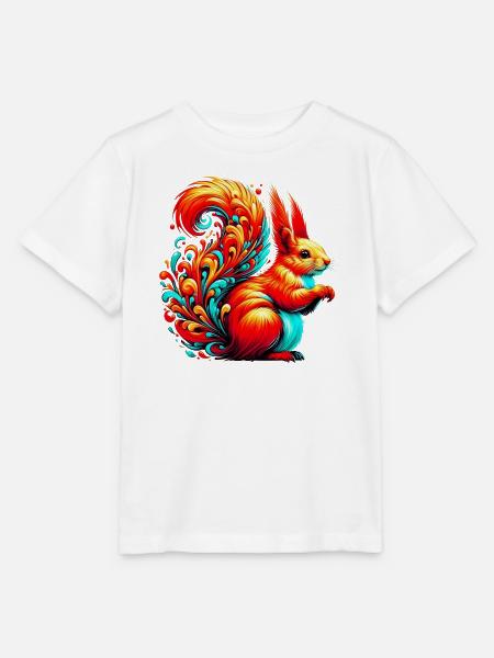 Eichhörnchen - Stanley/Stella Kinder T-Shirt MINI CREATOR - Weiß