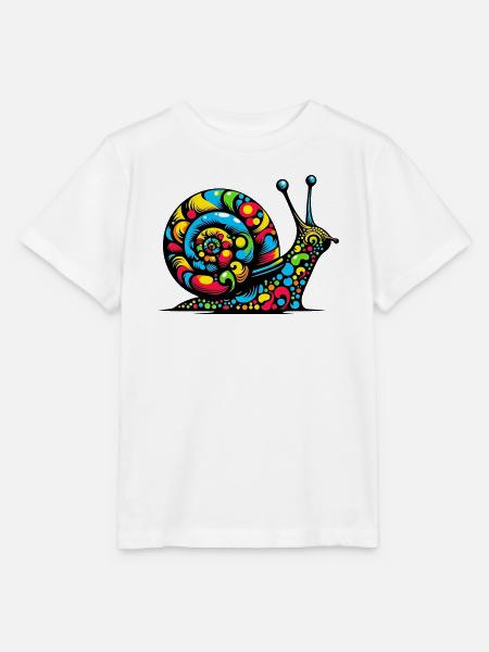Schnecke - Stanley/Stella Kinder T-Shirt MINI CREATOR - Weiß