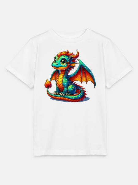 Drache - Stanley/Stella Kinder T-Shirt MINI CREATOR - Weiß