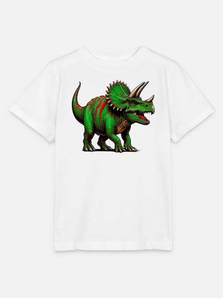 Dinosaurier - Stanley/Stella Kinder T-Shirt MINI CREATOR - Weiß