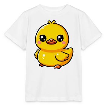 Caneton Canard Canard Canard - T-shirt bio MINI CREATOR Stanley/Stella Enfant - blanc - Devant - Maike (125cm)