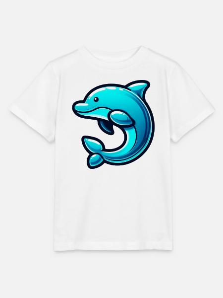 Delfin - Stanley/Stella Kinder T-Shirt MINI CREATOR - Weiß