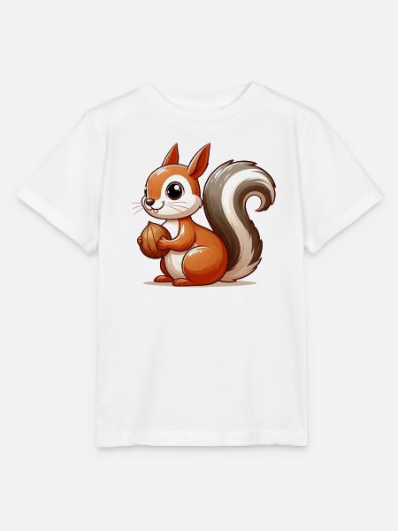 Eichhörnchen - Stanley/Stella Kinder T-Shirt MINI CREATOR - Weiß