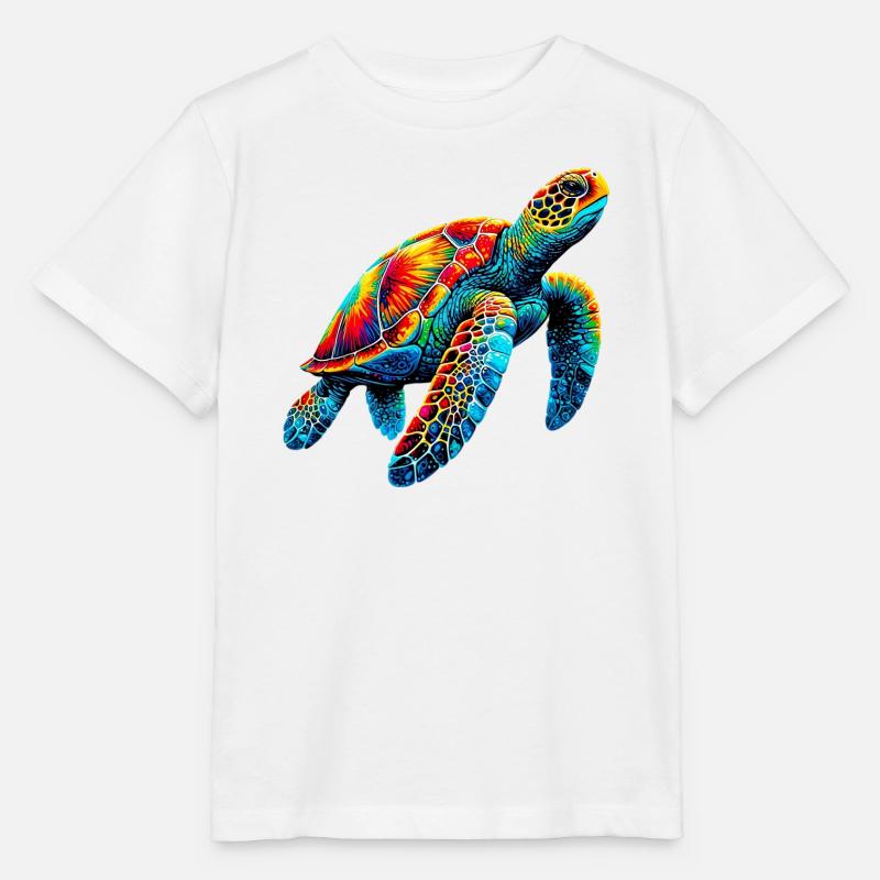 Schildkröte - Stanley/Stella Kinder T-Shirt MINI CREATOR  - Weiß