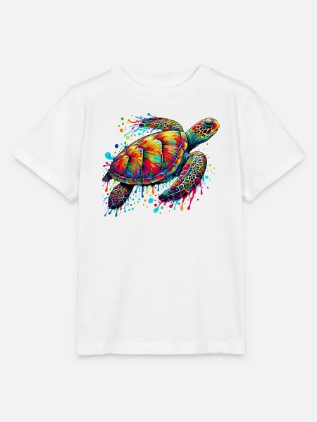 Schildkröte - Stanley/Stella Kinder T-Shirt MINI CREATOR  - Weiß