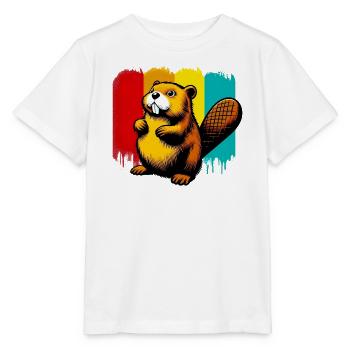 Bieber - Stanley/Stella Kinder T-Shirt MINI CREATOR  - Weiß - Vorne - Maike (125cm)