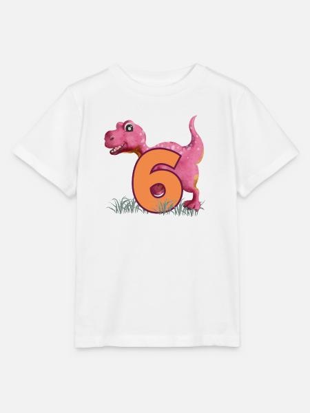 Nr.6 Dino - Stanley/Stella Kinder T-Shirt MINI CREATOR - Weiß