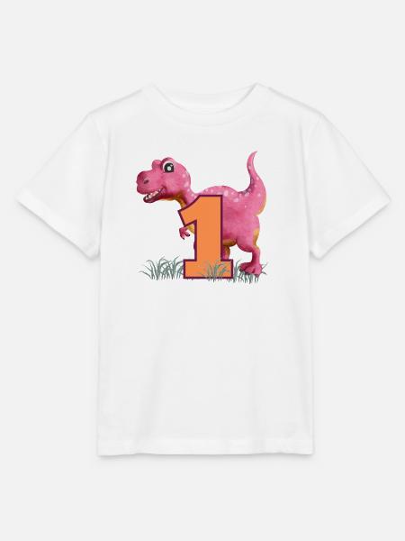 Nr.1 Dino - Stanley/Stella Kinder T-Shirt MINI CREATOR  - Weiß