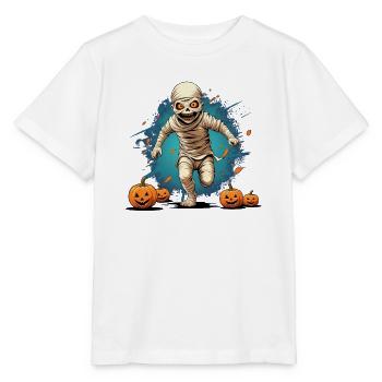 Momie d’Halloween - T-shirt bio MINI CREATOR Stanley/Stella Enfant - blanc - Devant - Maike (125cm)