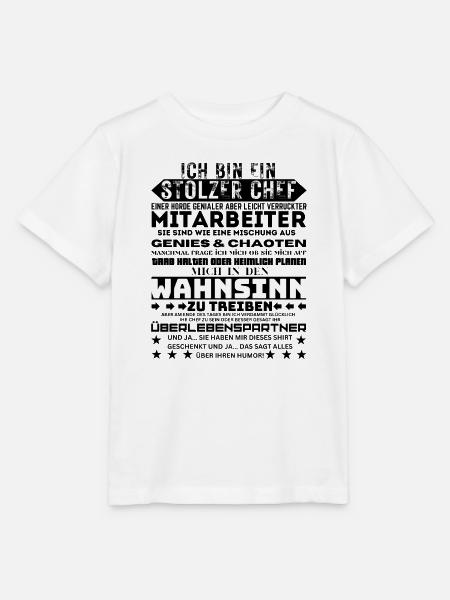 Stolzer Chef Von Verdammt Tollen Mitarbeitern - Stanley/Stella Kinder T-Shirt MINI CREATOR  - Weiß