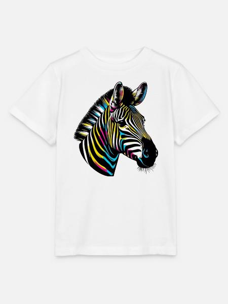 Zebra - Stanley/Stella Kinder T-Shirt MINI CREATOR - Weiß
