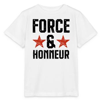 Force et honneur 2 - T-shirt bio MINI CREATOR Stanley/Stella Enfant - blanc - Devant - Maike (125cm)