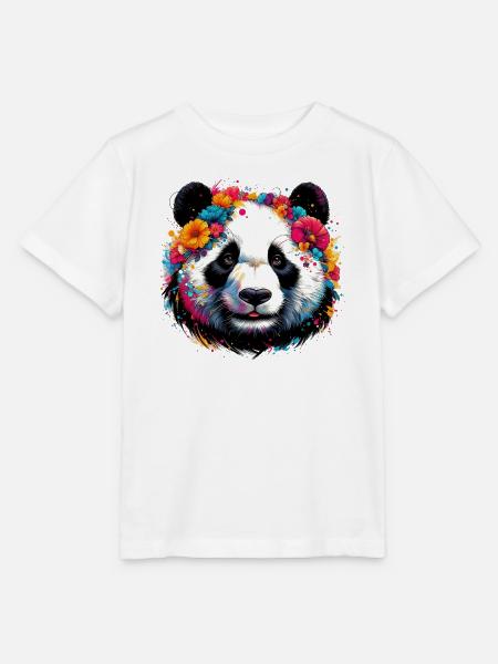 Panda - Stanley/Stella Kinder T-Shirt MINI CREATOR - Weiß