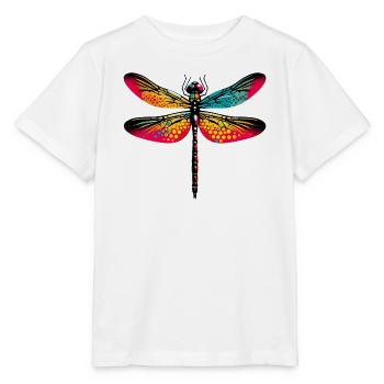 Libellule - T-shirt bio MINI CREATOR Stanley/Stella Enfant - blanc - Devant - Maike (125cm)