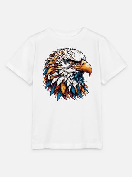 Adler - Stanley/Stella Kinder T-Shirt MINI CREATOR  - Weiß