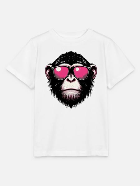 Affe - Stanley/Stella Kinder T-Shirt MINI CREATOR - Weiß