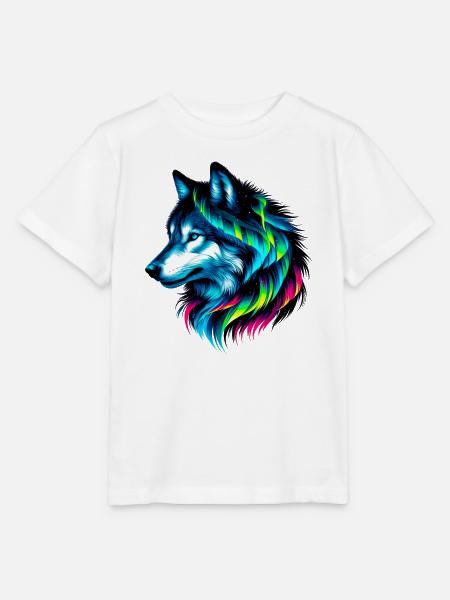 Wolf - Stanley/Stella Kinder T-Shirt MINI CREATOR - Weiß