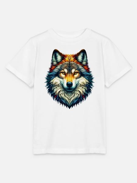 Wolf - Stanley/Stella Kinder T-Shirt MINI CREATOR - Weiß