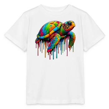 Tortue - T-shirt bio MINI CREATOR Stanley/Stella Enfant - blanc - Devant - Maike (125cm)