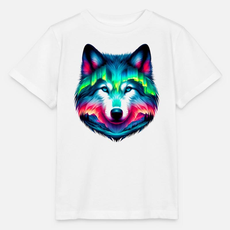 Wolf - Stanley/Stella Kinder T-Shirt MINI CREATOR  - Weiß