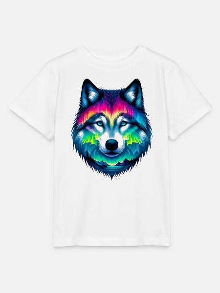 Wolf - Stanley/Stella Kinder T-Shirt MINI CREATOR  - Weiß