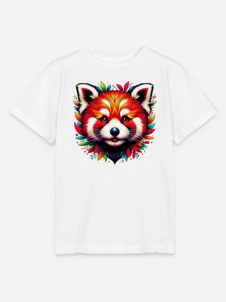 Kleiner Panda - Stanley/Stella Kinder T-Shirt MINI CREATOR  - Weiß