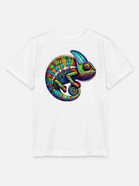 Chamäleon - Stanley/Stella Kinder T-Shirt MINI CREATOR - Weiß