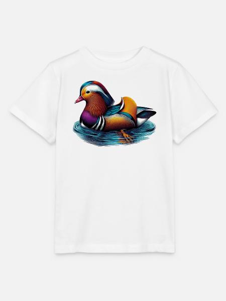 Mandarinente - Stanley/Stella Kinder T-Shirt MINI CREATOR - Weiß