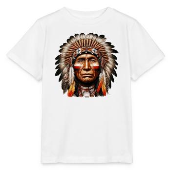 American Indian American - Stanley/Stella MINI CREATOR Kids’ T-Shirt - white - Front - Maike (125cm)