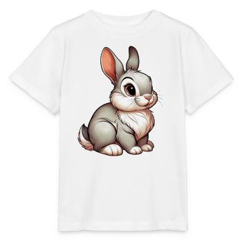 Kaninchen - Stanley/Stella Kinder T-Shirt MINI CREATOR  - Weiß - Vorne - Maike (125cm)